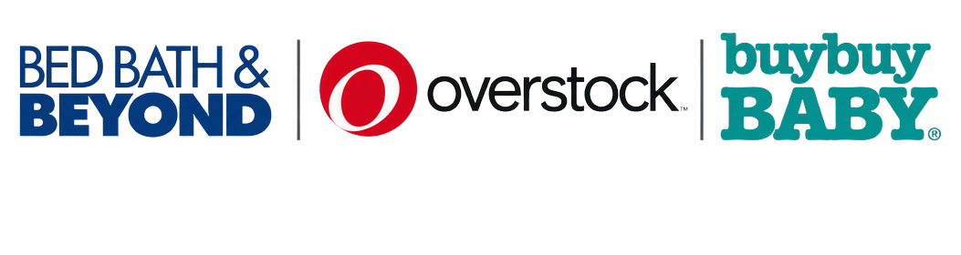 Overstock, Bed Bath & Beyond, and buybuy BABY